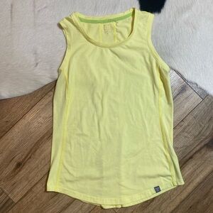 Title Nine Vibe Tank Top in a solid yellow color